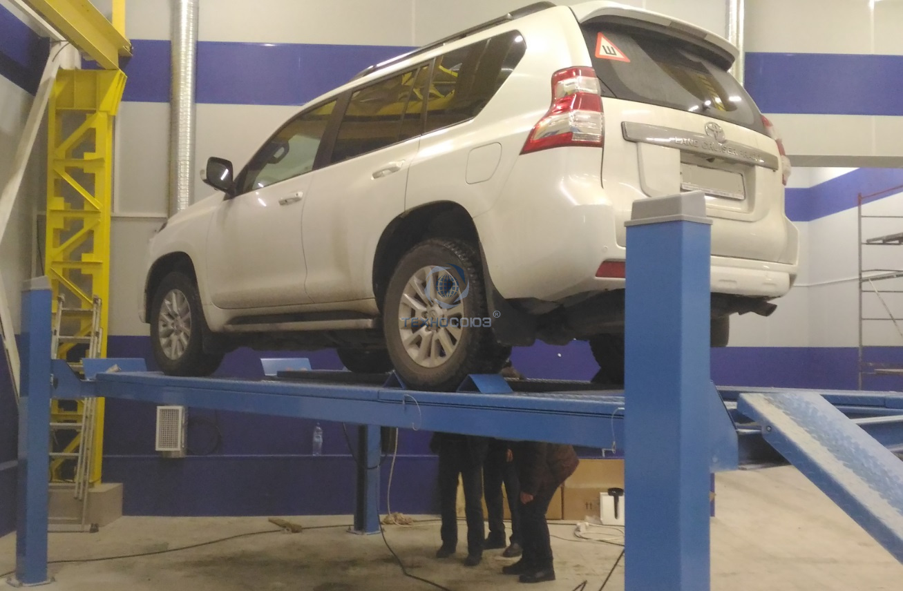 Комплект TS5.5D-4L Подъемник 4-хст. г/п 5,5 т, 380 V+СКО-1Л Тест ...