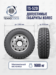 TS-52D Шиномонтажный стенд грузовой c удлинителями 14-52”, 380В